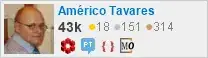 profile for Américo Tavares on Stack Exchange, a network of free, community-driven Q&A sites