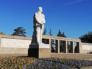 Memorial cemetery of the Liberators of Belgrade in 1944 by Branko Bon and Radeta Stanković, 1954