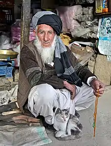 Image 8An Afghan man with a tasbih (from Culture of Afghanistan)