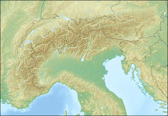 Pyhrn Pass is located in Alps