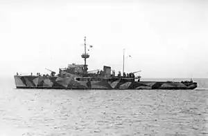 The Romanian minelayer Amiral Murgescu