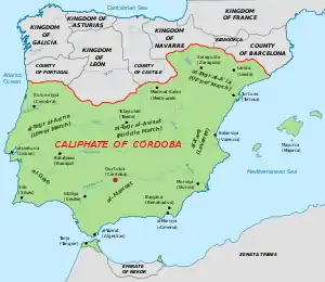Image 4Most of Portugal and Spain as Caliphate of Córdoba circa 929 to 1031. (from History of Portugal)