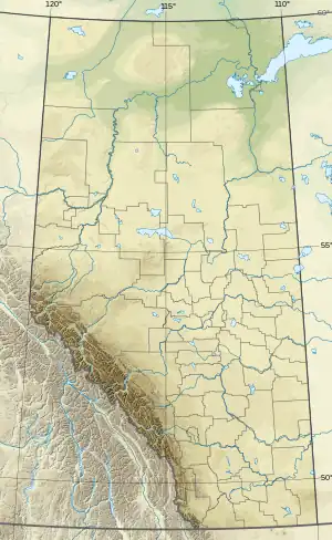Slate Range (Alberta) is located in Alberta