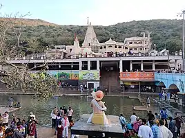 Front view of Radha Damodar Temple