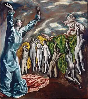 Vision of St John (also cut down, upper portion unknown)