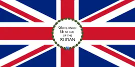 Flag of the British governor general (used in Anglo-Egyptian Sudan).