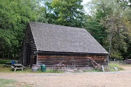 Van Ripper-Tice Barn on site