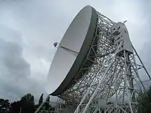 Image 32The Jodrell Bank Lovell 76-m radio telescope in Lower Withington, built in August 1957, is the world's third largest steerable telescope, and was the largest until 1971. It was designed by Sheffield's Sir Charles Husband and built of steel from Scunthorpe  (from North West England)