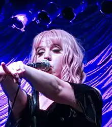 Joey Cook performing with Postmodern Jukebox in 2019