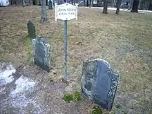 John Alden and Priscilla Alden graves