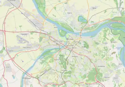 Vukov Spomenik is located in Belgrade