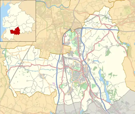 Winter Hill is located in the Borough of Chorley