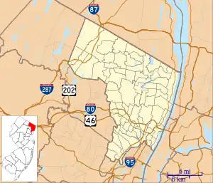 Edgewater Public Library is located in Bergen County, New Jersey