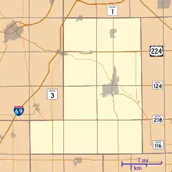Reiffsburg is located in Wells County, Indiana