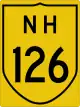 National Highway 126 shield}}