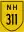 National Highway 311 shield}}