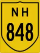 National Highway 848 shield}}