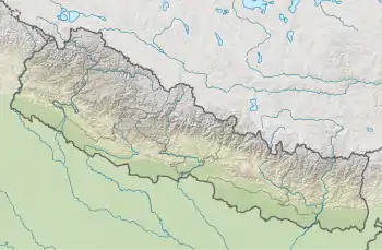 1934 Nepal–India earthquake is located in Nepal