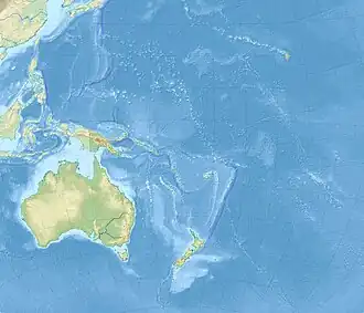 Location in Oceania