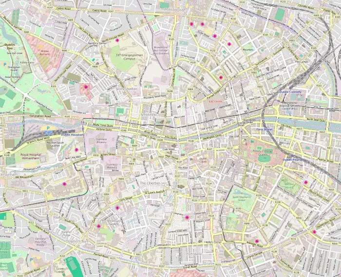 Trinity is located in Central Dublin