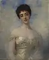 The Comtesse Gérard de Ganay (née Lily Schneider), wife of his grandson, by Ernest Hébert 1895.