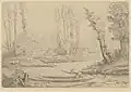 River Scene With Trees - ABDAG006425