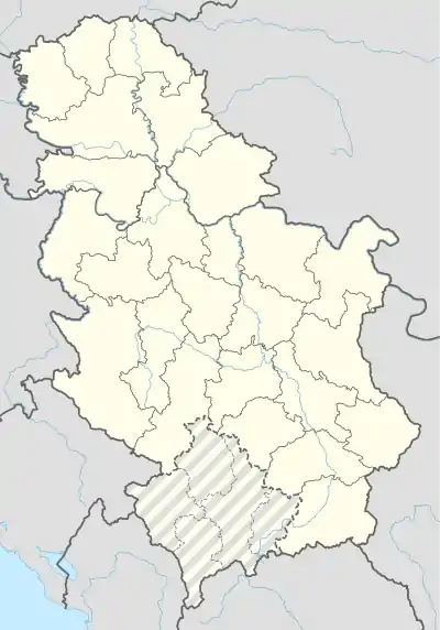 Ribarice is located in Serbia