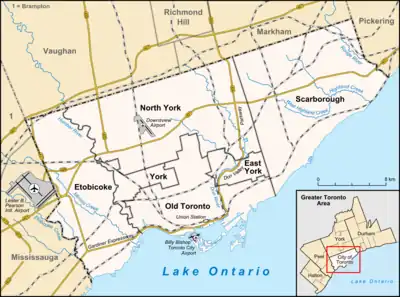 Union Station is located in Toronto