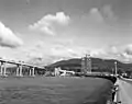 View of new bridge from old.