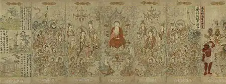 Image 17The Sakyamuni Buddha, by Zhang Shengwen, 1173–1176 AD, Song dynasty period. (from History of painting)