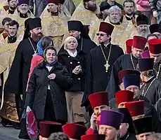 Russian Orthodox Church procession in Kyiv. 2010