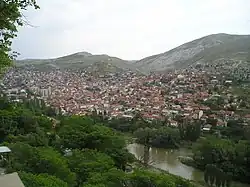 The town of Veles in North Macedonia