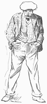 The man who wouldn't ship without another "mon and a
doog."