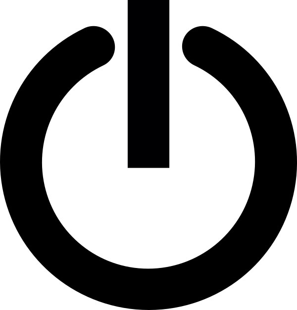 Image of a power button icon