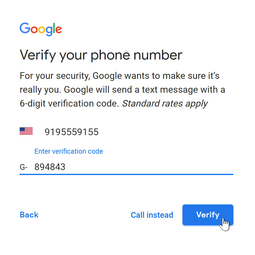 Verify phone number with code. Verify phone number with code.