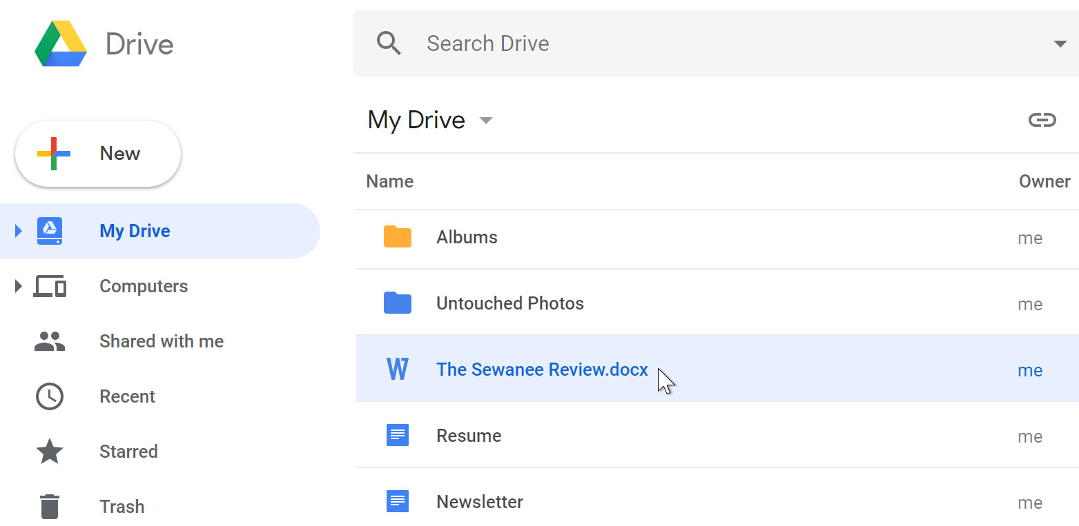 Selecting a file to convert. Selecting a file to convert.