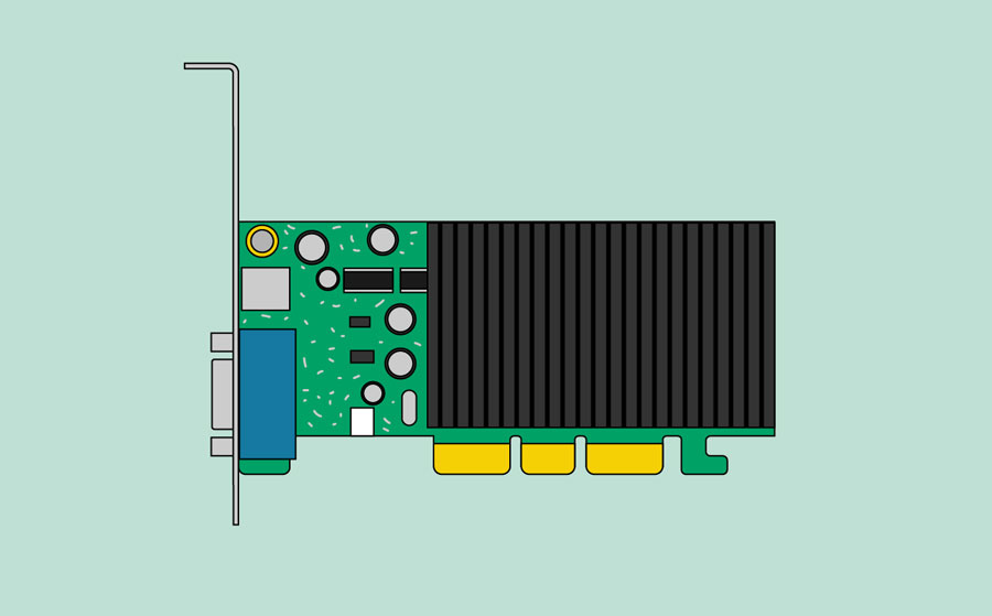 a video card a video card