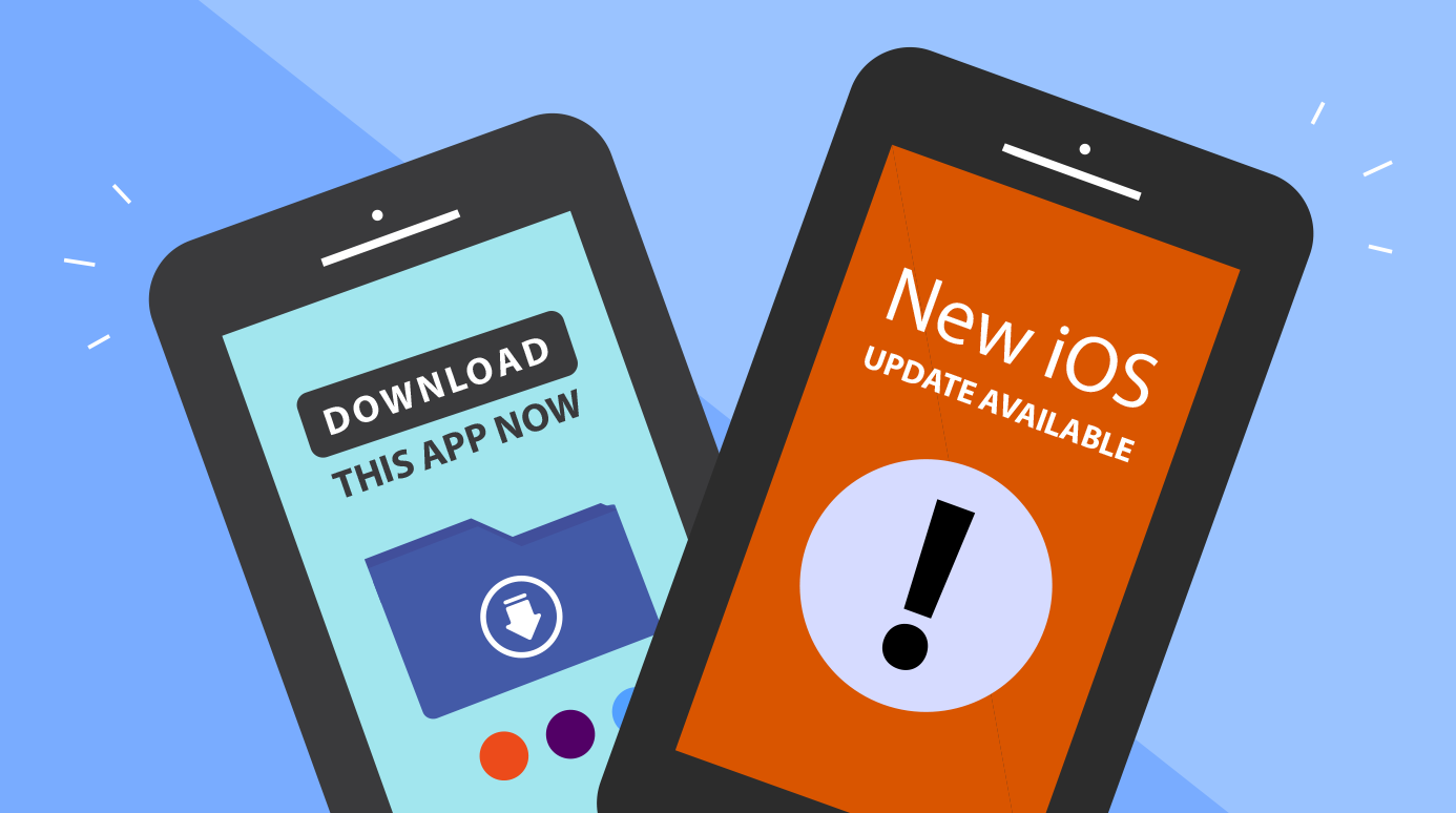 illustration of mobile device malware illustration of mobile device malware