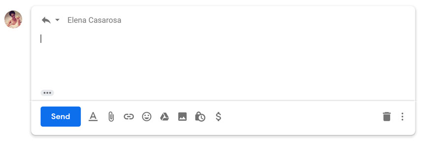 Replying only to the sender Replying only to the sender
