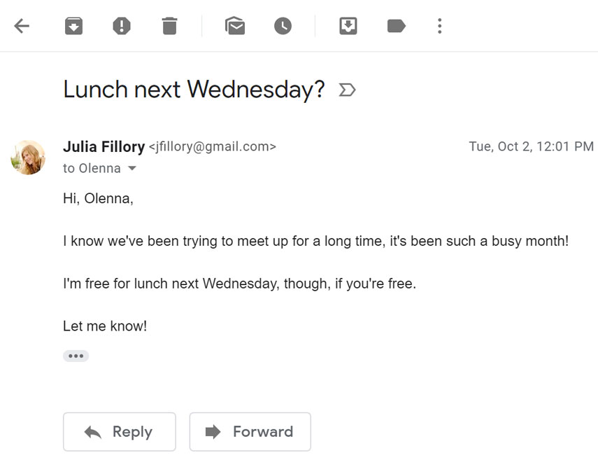 Clicking on a search result Clicking on a search result
