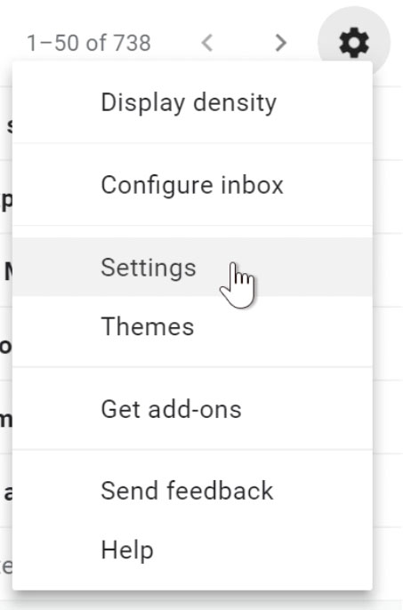 Going to Settings Going to Settings
