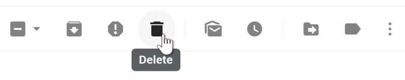 Deleting a message Deleting a message