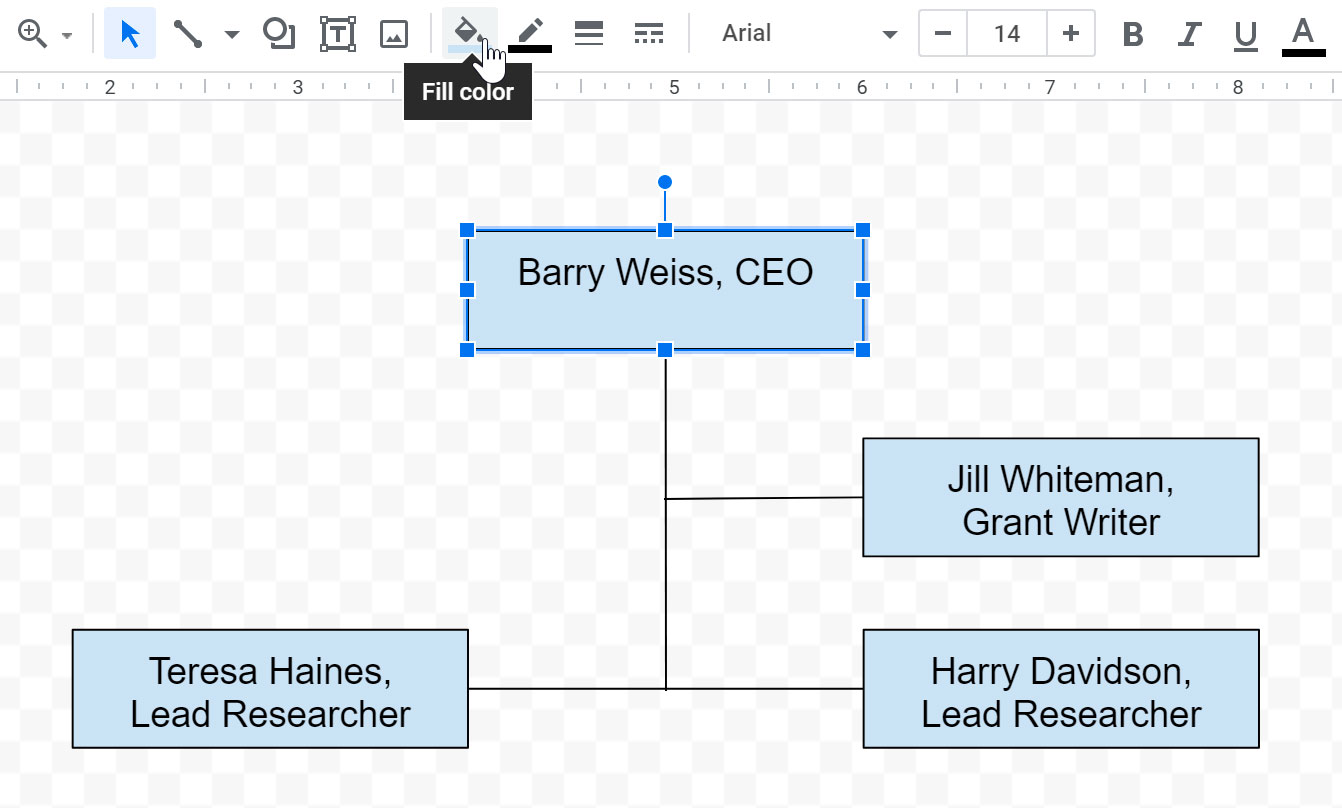 clicking a formatting command clicking a formatting command