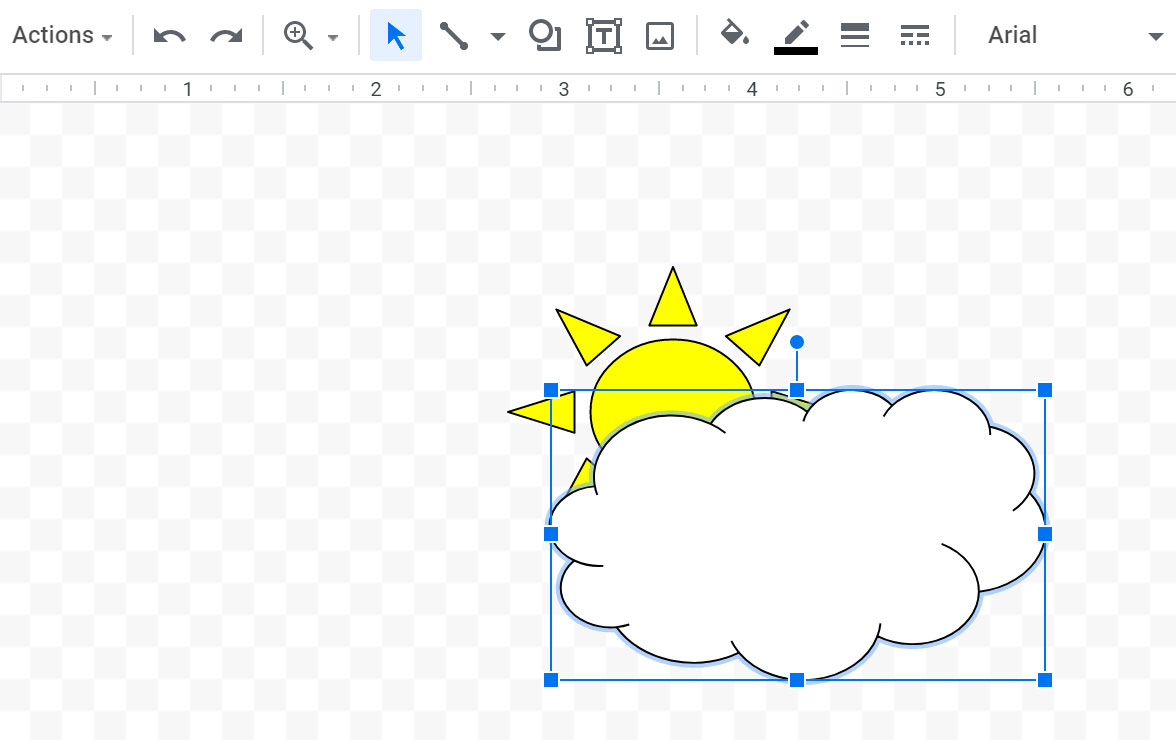 resulting order of shapes resulting order of shapes