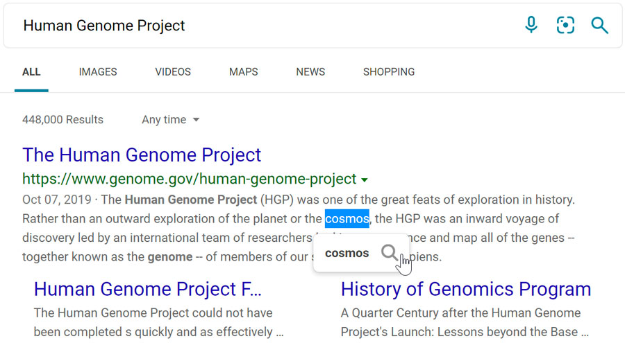 searching a word in Microsoft Bing searching a word in Microsoft Bing