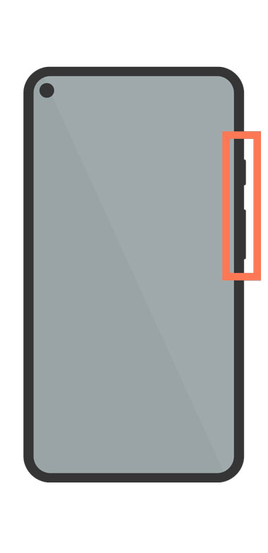 taking a screenshot by holding the volume down button and the power button for Google Pixel taking a screenshot by holding the volume down button and the power button for Google Pixel