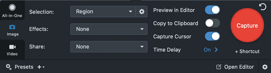 showing a screenshot of Snagit tools showing a screenshot of Snagit tools