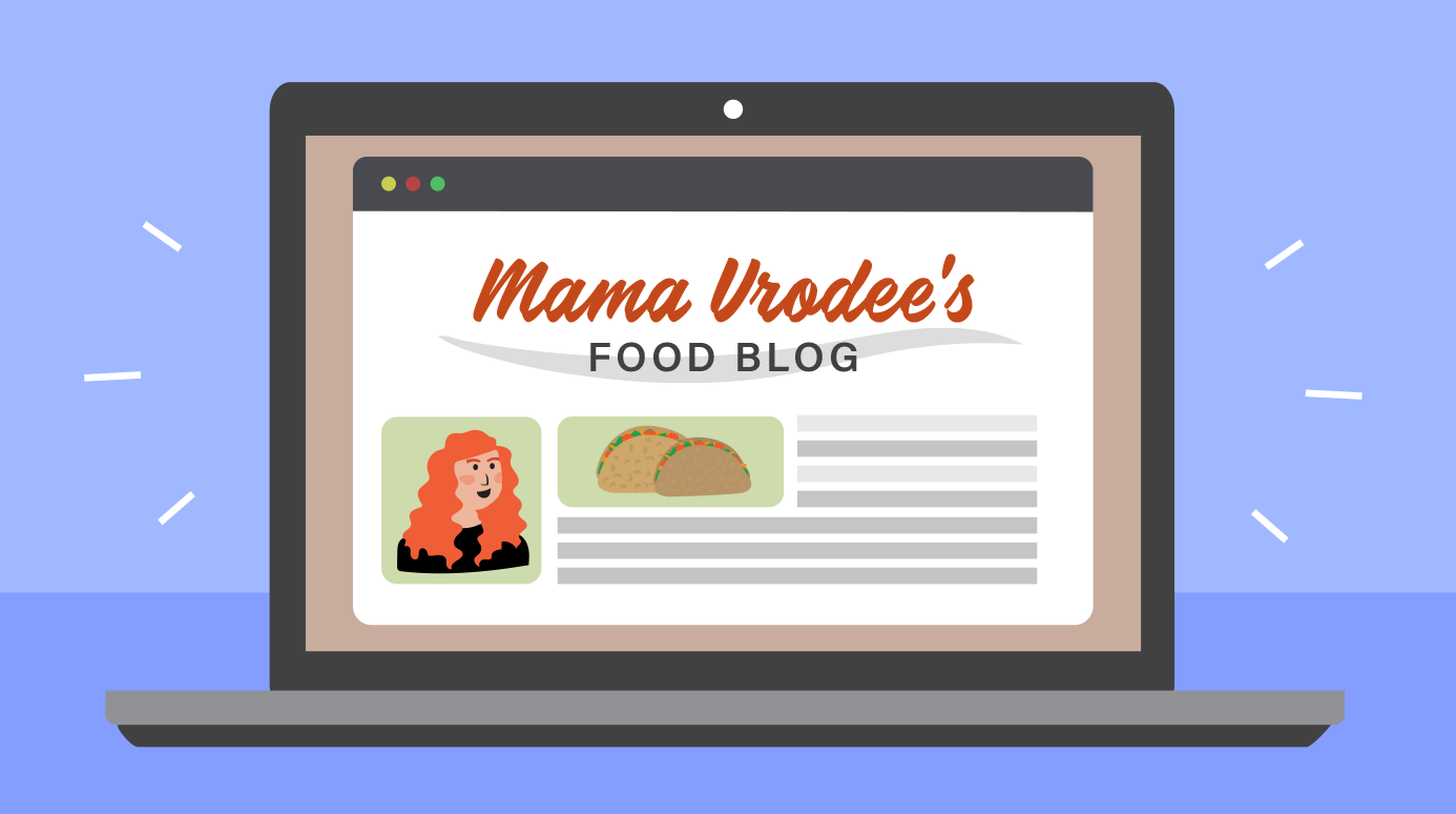 illustration of a blog illustration of a blog