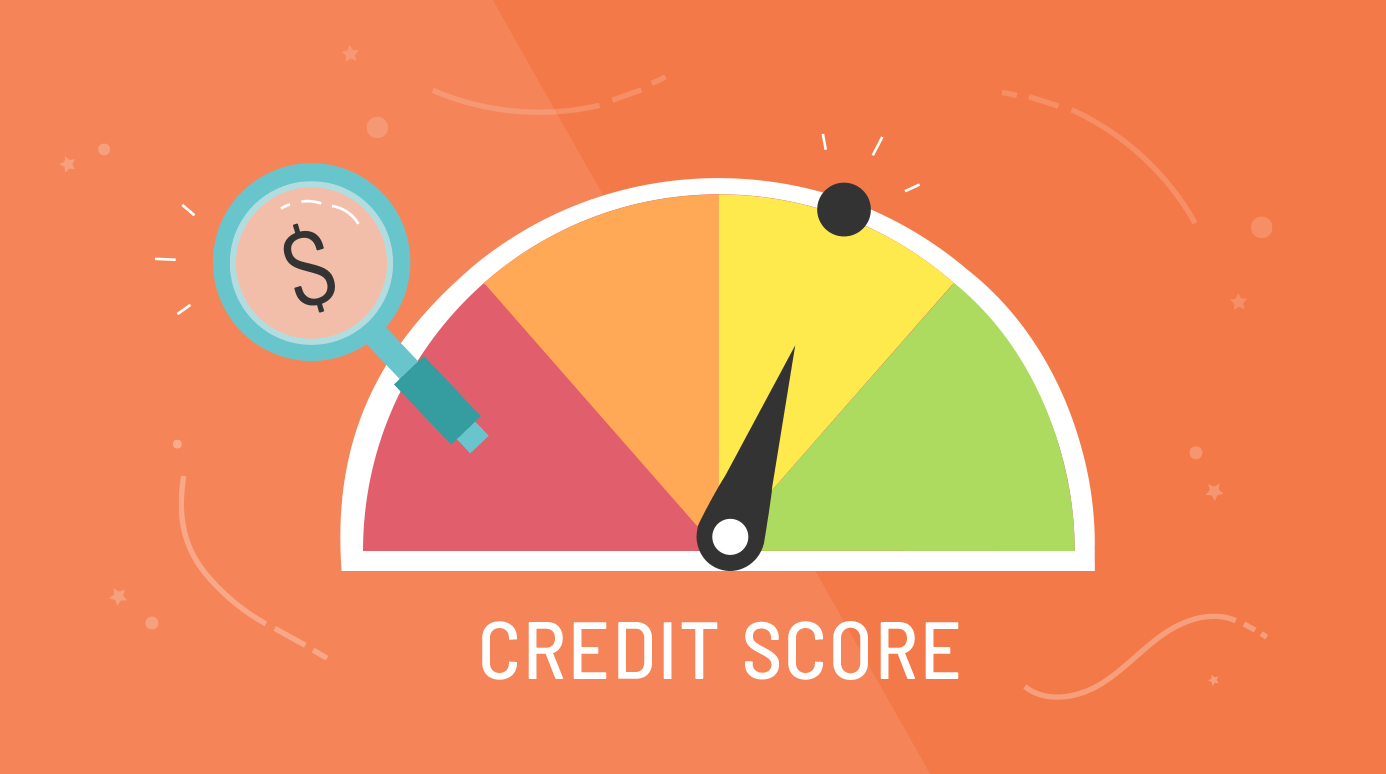 illustration of a credit score illustration of a credit score