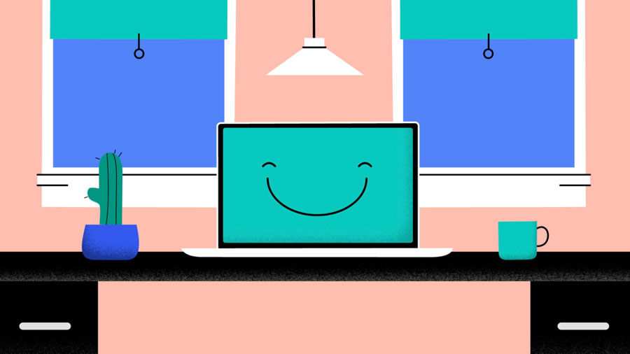 laptop on a desk laptop on a desk